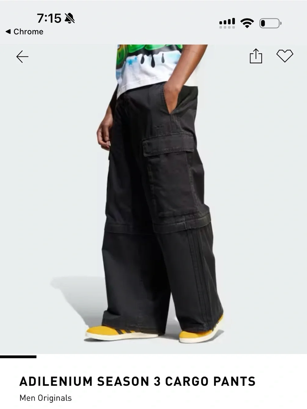 Adidas Adilenium Cargo Pants - Black